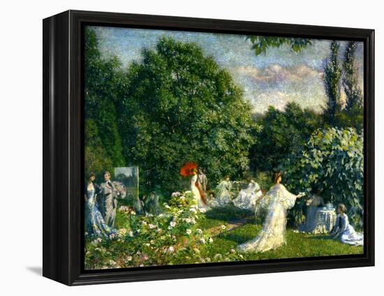 A Garden Party, C.1890-99-Philip Leslie Hale-Framed Premier Image Canvas