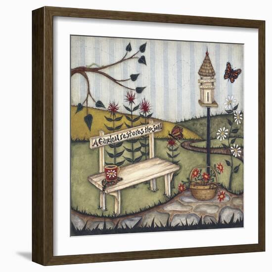 A Garden Restores the Soul-Robin Betterley-Framed Giclee Print