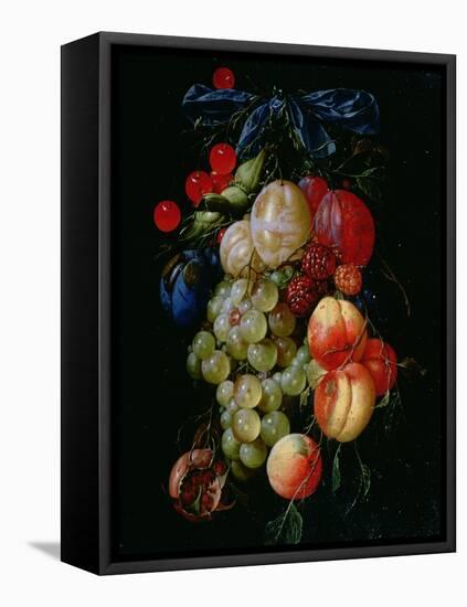 A Garland of Fruit-Cornelis de Heem-Framed Premier Image Canvas