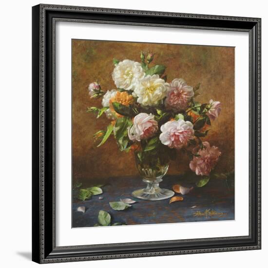 A Gathering from an Old Rose Garden-Albert Williams-Framed Giclee Print