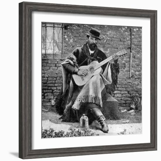 A Gaucho, Argentina, 1922-null-Framed Giclee Print