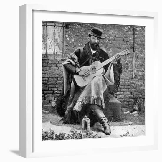 A Gaucho, Argentina, 1922-null-Framed Giclee Print