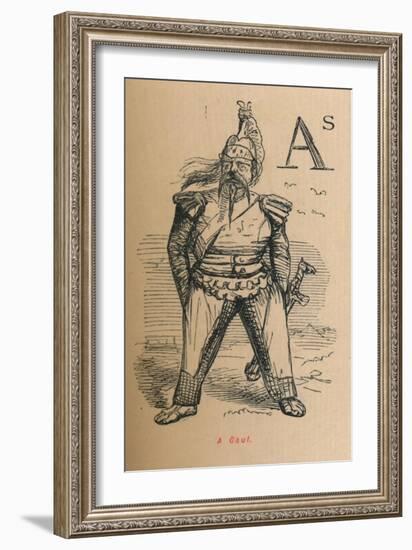 'A Gaul', 1852-John Leech-Framed Giclee Print