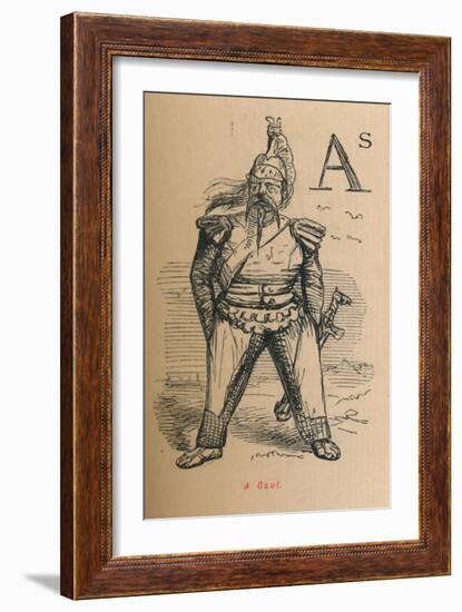 'A Gaul', 1852-John Leech-Framed Giclee Print