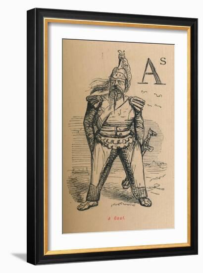'A Gaul', 1852-John Leech-Framed Giclee Print