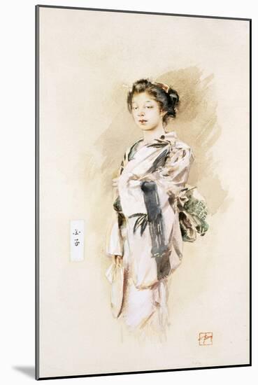 A Geisha, or Tamako, 1893-Robert Frederick Blum-Mounted Giclee Print
