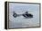 A Gendarme Helicopter is Seen Above the Bay of Cannes-Michel Spingler-Framed Premier Image Canvas