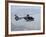 A Gendarme Helicopter is Seen Above the Bay of Cannes-Michel Spingler-Framed Photographic Print