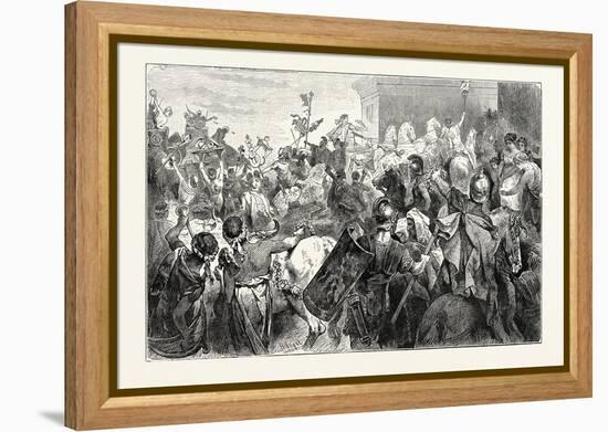 A General Returning in Triumph after Victory-null-Framed Premier Image Canvas