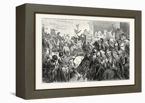 A General Returning in Triumph after Victory-null-Framed Premier Image Canvas