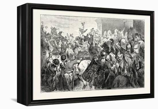 A General Returning in Triumph after Victory-null-Framed Premier Image Canvas