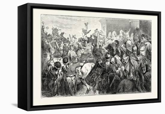 A General Returning in Triumph after Victory-null-Framed Premier Image Canvas