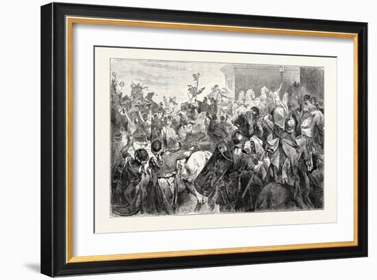 A General Returning in Triumph after Victory-null-Framed Giclee Print