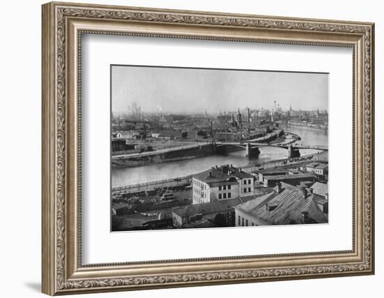 'A general view of Moscow, showing the Kremlin', 1915-Unknown-Framed Photographic Print