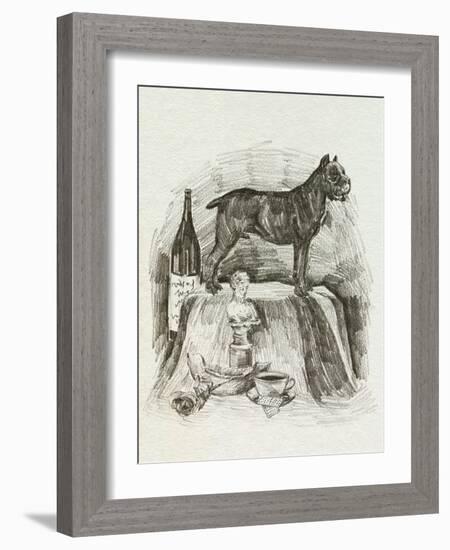 A Gentleman I-Melissa Wang-Framed Art Print