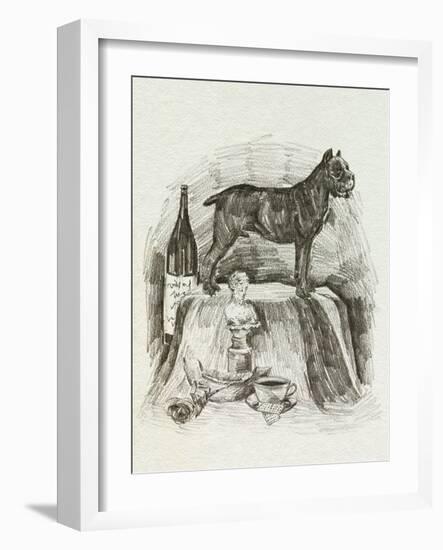 A Gentleman I-Melissa Wang-Framed Art Print