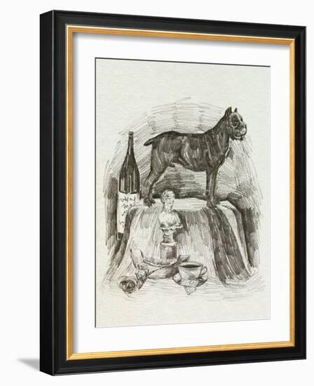 A Gentleman I-Melissa Wang-Framed Art Print