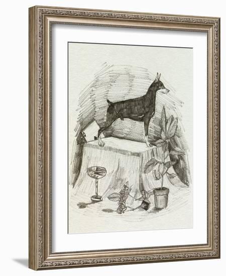 A Gentleman III-Melissa Wang-Framed Art Print