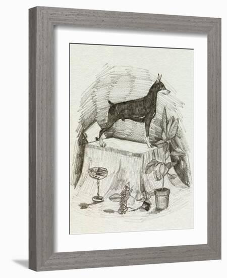 A Gentleman III-Melissa Wang-Framed Art Print