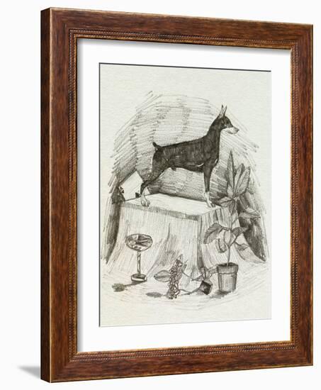 A Gentleman III-Melissa Wang-Framed Art Print