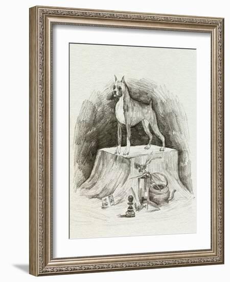 A Gentleman IV-Melissa Wang-Framed Art Print