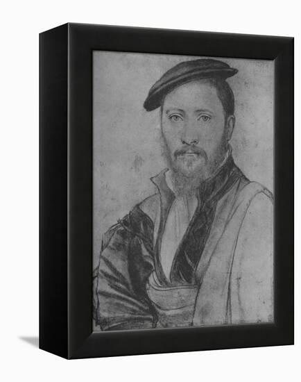 'A Gentleman: Unknown', 1535 (1945)-Hans Holbein the Younger-Framed Premier Image Canvas