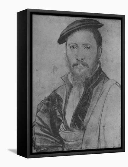 'A Gentleman: Unknown', 1535 (1945)-Hans Holbein the Younger-Framed Premier Image Canvas