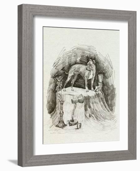 A Gentleman V-Melissa Wang-Framed Art Print