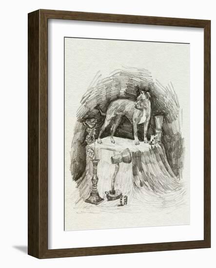 A Gentleman V-Melissa Wang-Framed Art Print