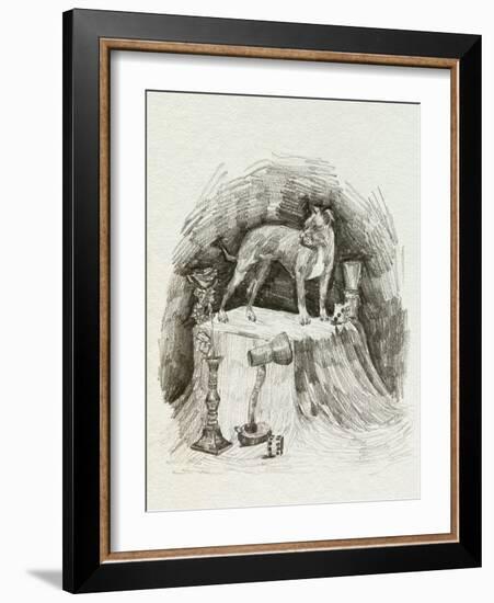 A Gentleman V-Melissa Wang-Framed Art Print