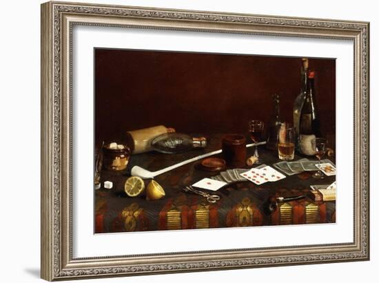 A Gentlemans Table-Claude Raguet Hirst-Framed Giclee Print