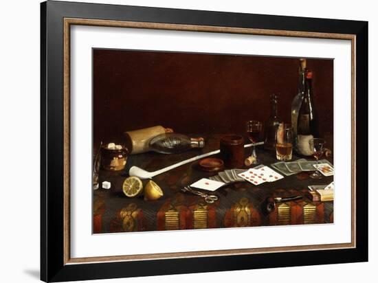 A Gentlemans Table-Claude Raguet Hirst-Framed Giclee Print