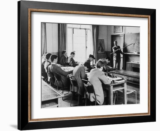 A Geography Lesson at Marlborough School-Henry Grant-Framed Photographic Print