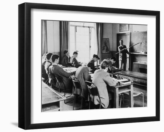 A Geography Lesson at Marlborough School-Henry Grant-Framed Photographic Print