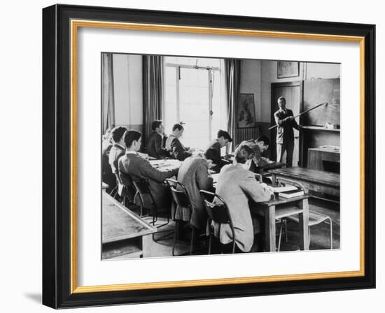 A Geography Lesson at Marlborough School-Henry Grant-Framed Photographic Print