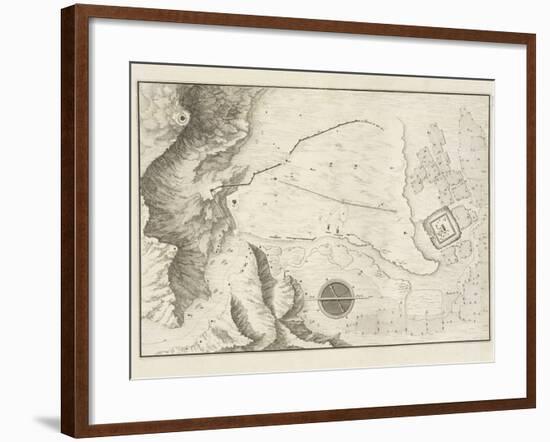 A Geometrical Plan of the Ruined City of Palmyra, 1753-Giovanni Battista Borra-Framed Photographic Print