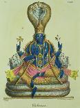 Vishnu, One of the Gods of the Hindu Trinity (Trimurt), C19th Century-A Geringer-Giclee Print