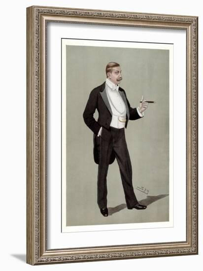 A German Attache, Baron Hermann Von Eckardstein, German Diplomat, 1898-Spy-Framed Giclee Print