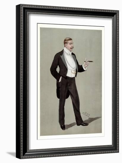 A German Attache, Baron Hermann Von Eckardstein, German Diplomat, 1898-Spy-Framed Giclee Print