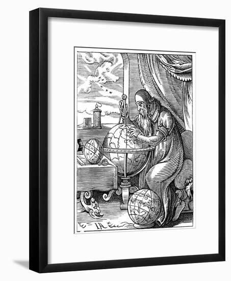 A German Man of Letters, 16th Century-Jost Amman-Framed Giclee Print