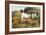 A German-Short Haired Pointer and Two Setters in a Landscape-Edmund Henry Osthaus-Framed Giclee Print