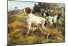 A German-Short Haired Pointer and Two Setters in a Landscape-Edmund Henry Osthaus-Mounted Giclee Print