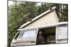 A German Shorthaired Pointer Dog Sits In A Volkswagen Bus On The Olympic Peninsula In Washington-Hannah Dewey-Mounted Photographic Print