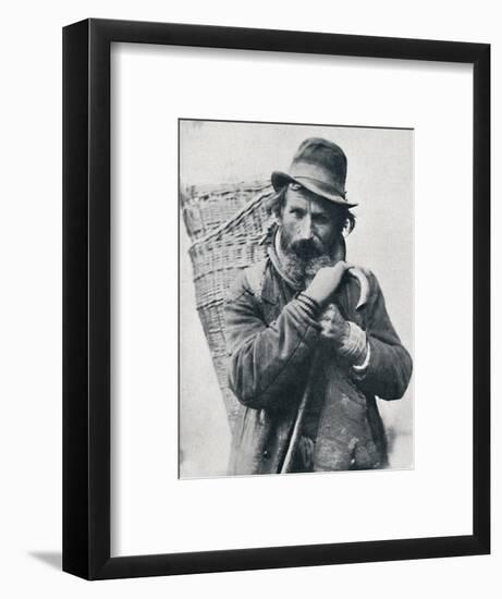 A German street hawker, Ehningen District, Wurttemberg, 1912-E Uhlenhuth-Framed Photographic Print