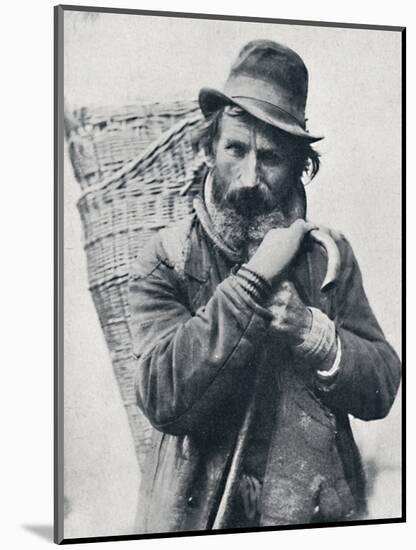 A German street hawker, Ehningen District, Wurttemberg, 1912-E Uhlenhuth-Mounted Photographic Print