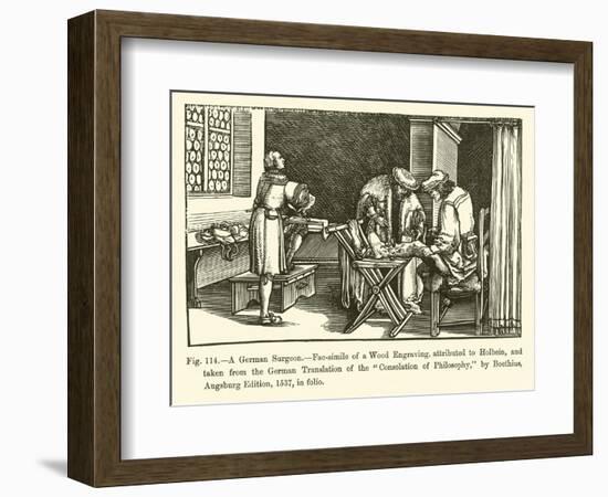 A German Surgeon-null-Framed Giclee Print