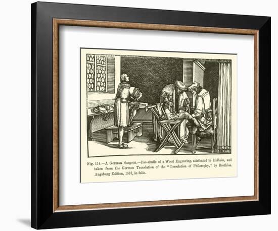 A German Surgeon-null-Framed Giclee Print