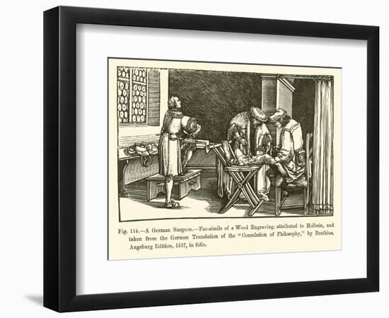 A German Surgeon-null-Framed Giclee Print