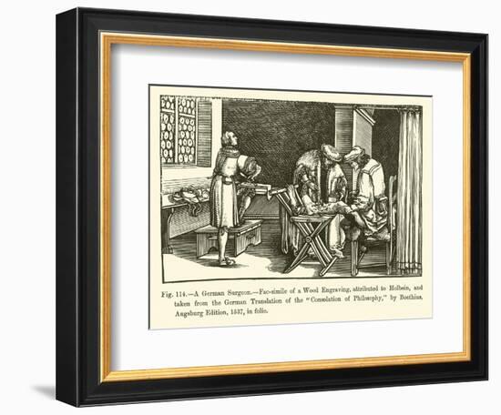 A German Surgeon-null-Framed Giclee Print