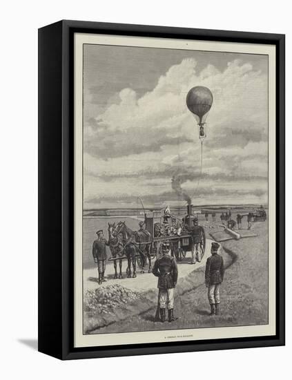 A German War-Balloon-Johann Nepomuk Schonberg-Framed Premier Image Canvas